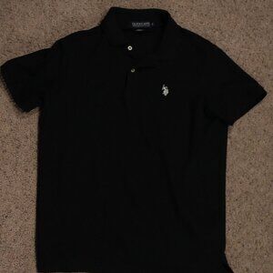 Men's Black Polo - Small